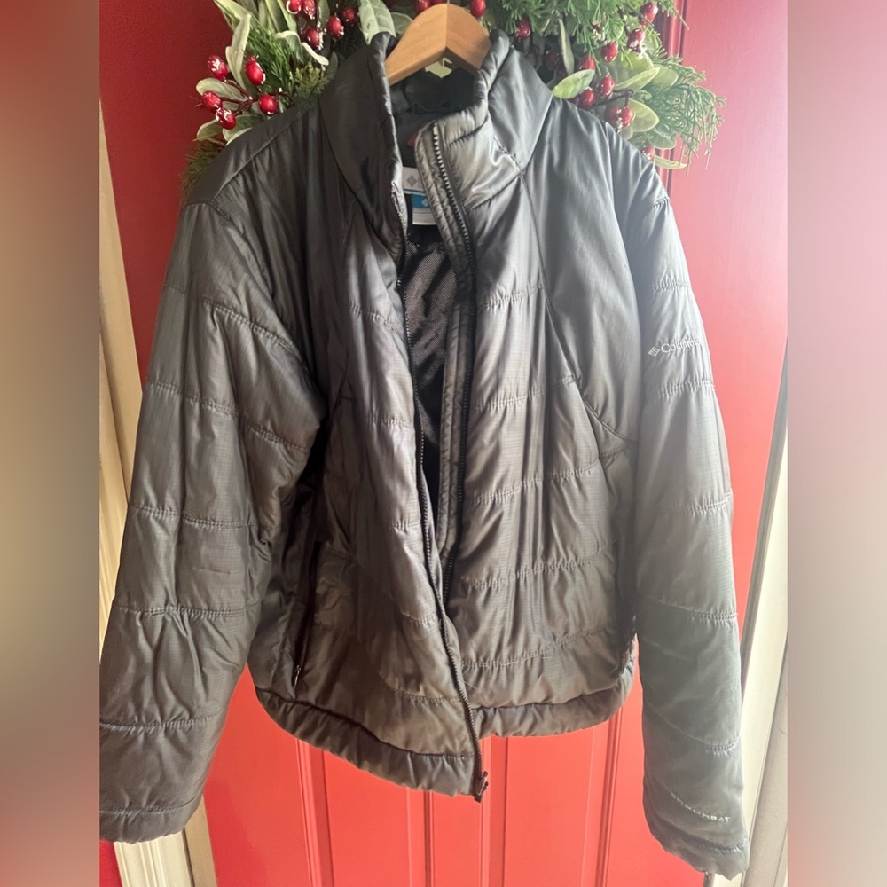 Columbia Dark Gray Quilted Ski Jacket